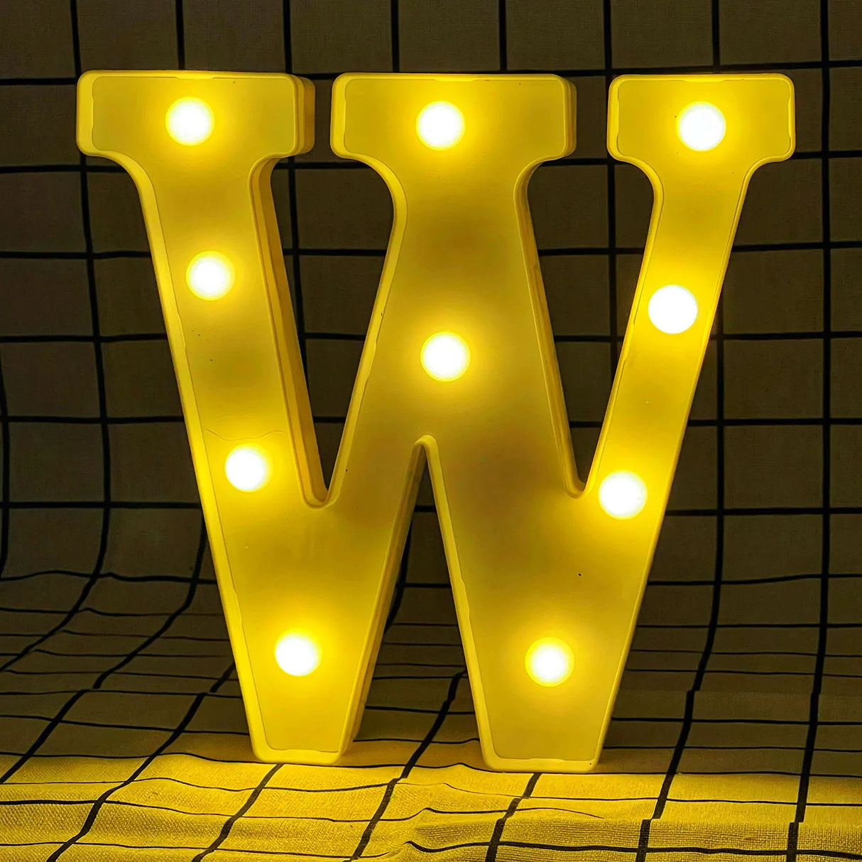 【LED装飾】LEDライト・デコレーションライト(ハート/数字/アルファベット)22cm ハート16cm