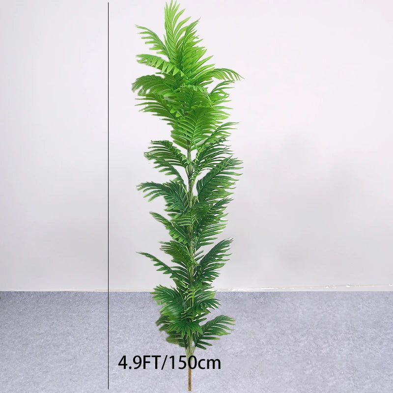70~150cm・大型人工ヤシの木・フェイクトロピカル植物・グリーンモンステラの葉