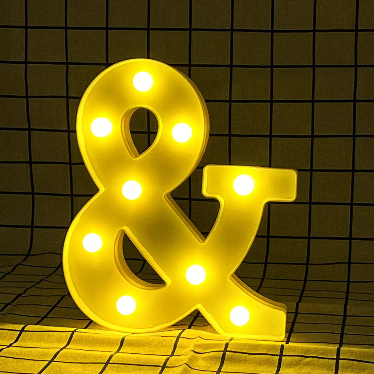 【LED装飾】LEDライト・デコレーションライト(ハート/数字/アルファベット)22cm ハート16cm