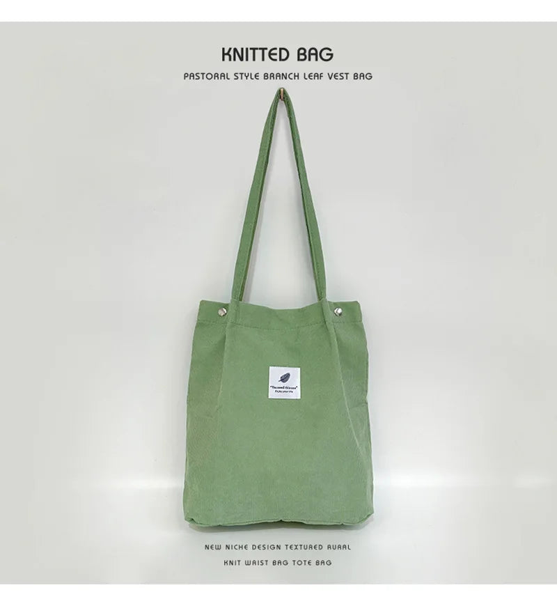 |ノベルティ用品 | コーデュロイショルダーバッグ | 31×34c