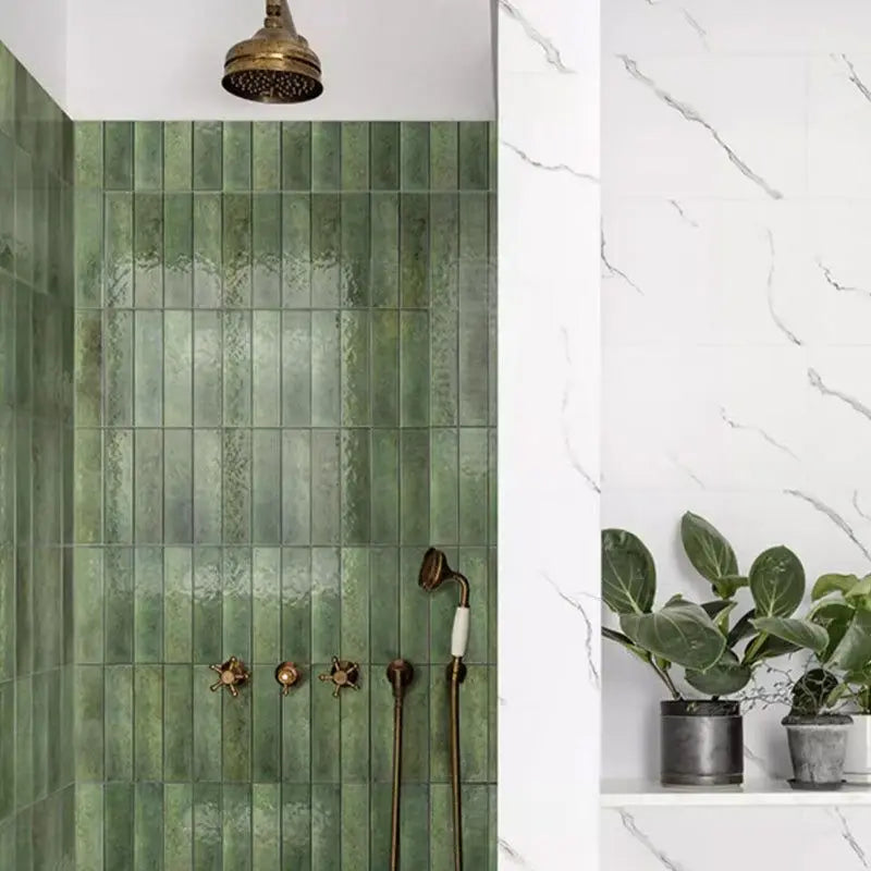 DIY用 レンガ型天然石風ステッカー 29×23㎝ 3pcs 防水性天然石デザイン