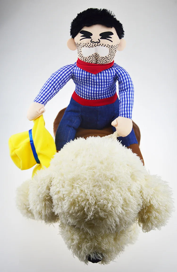 イベント・ハロウィングッズ|カウボーイ犬用コスチューム