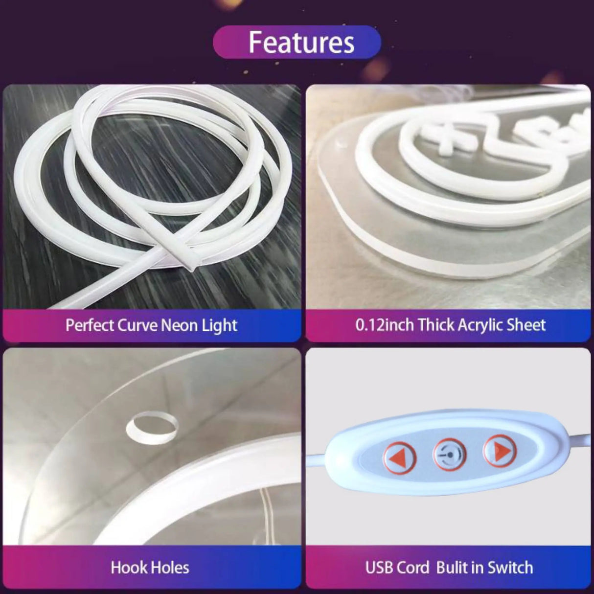 和風LEDネオンサイン(ネオン看板) ドリンク看板