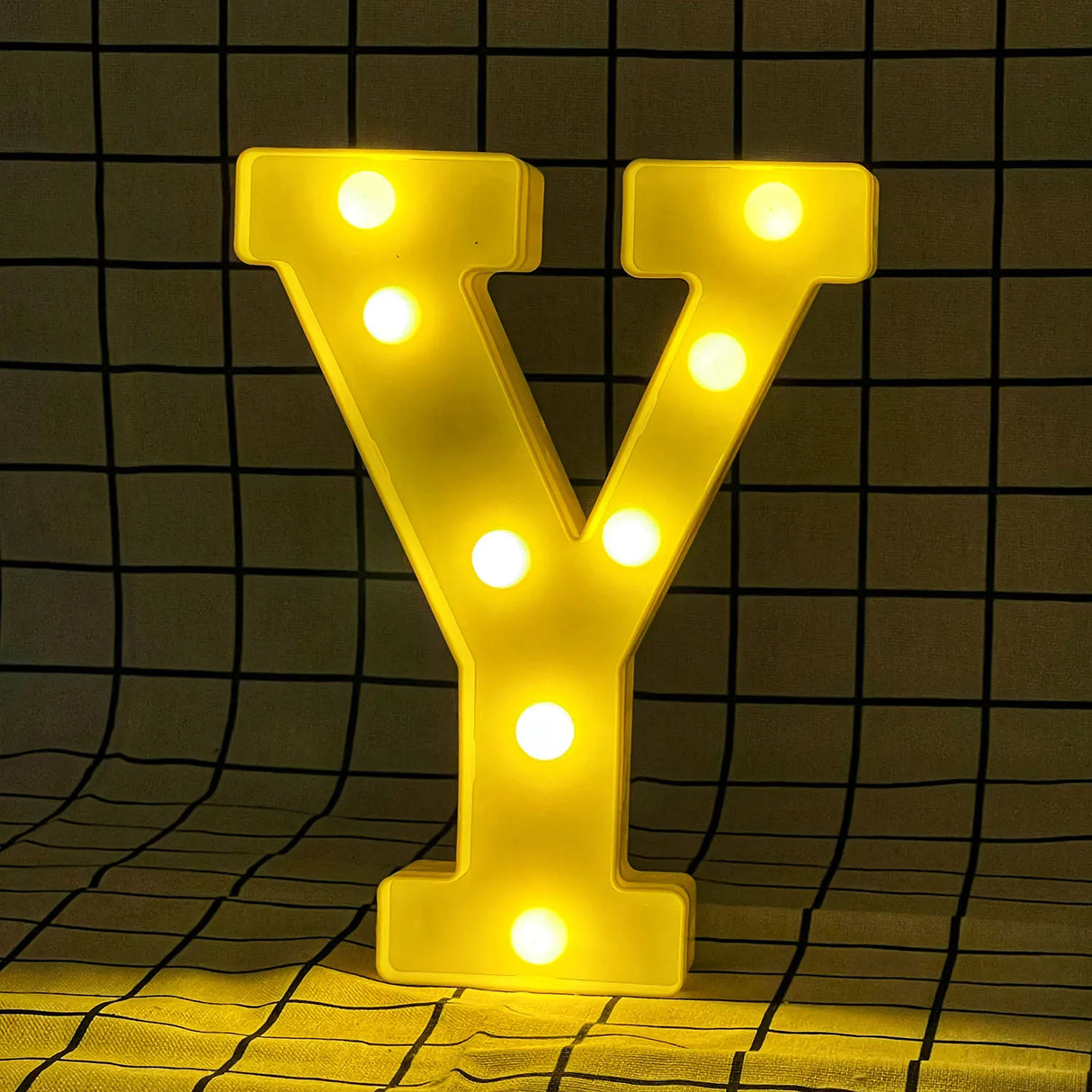 【LED装飾】LEDライト・デコレーションライト(ハート/数字/アルファベット)22cm ハート16cm