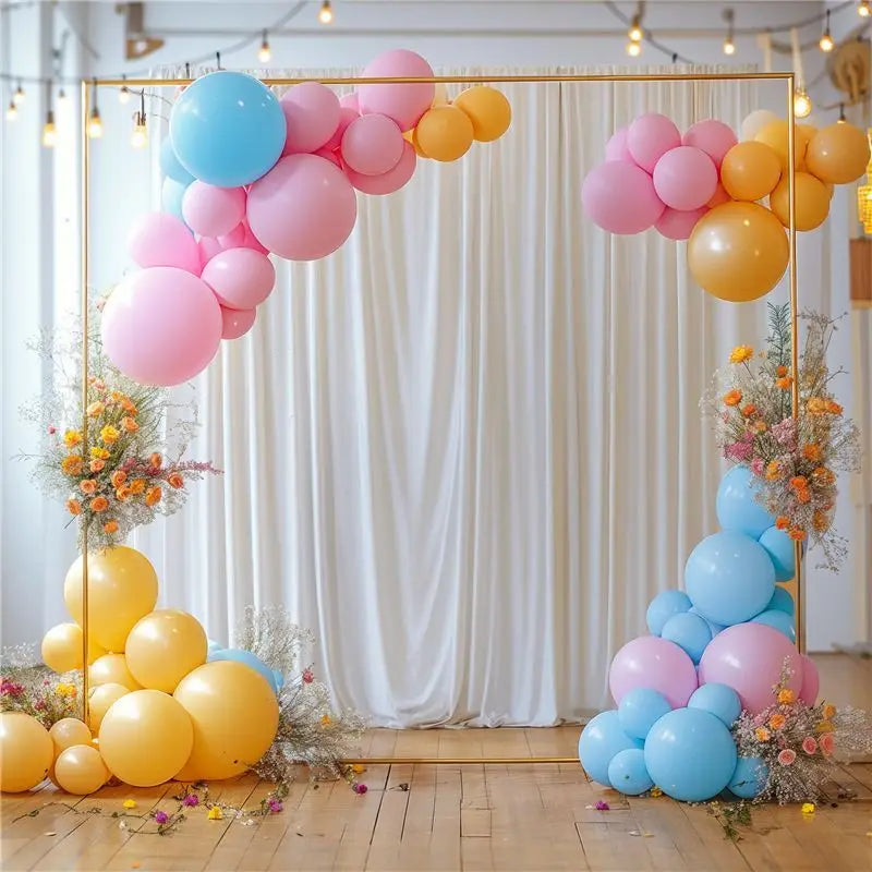 イベント・パーティー装飾 メタル製スクエア型デコレーションフレーム 3サイズ展開