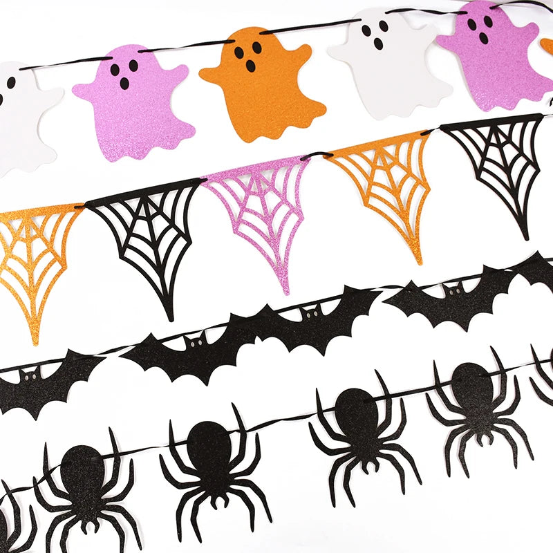 イベント・ハロウィン装飾|ハロウィンペーパーバナー デコレーション(3M)