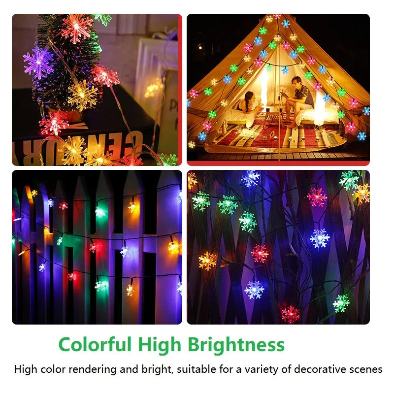 ソーラーライト|イベント・クリスマス装飾|ソーラー充電式 防水LEDイルミネーションライト (22M)