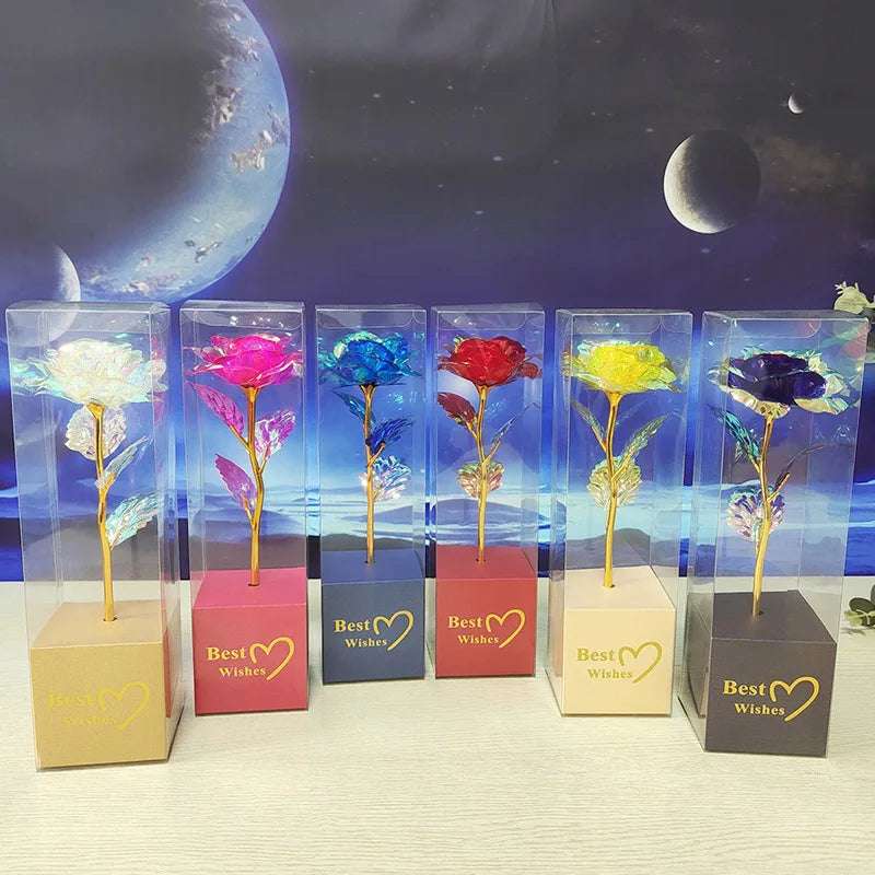 パーティー・インテリア装飾| カラフル造花ローズ(25.5c)