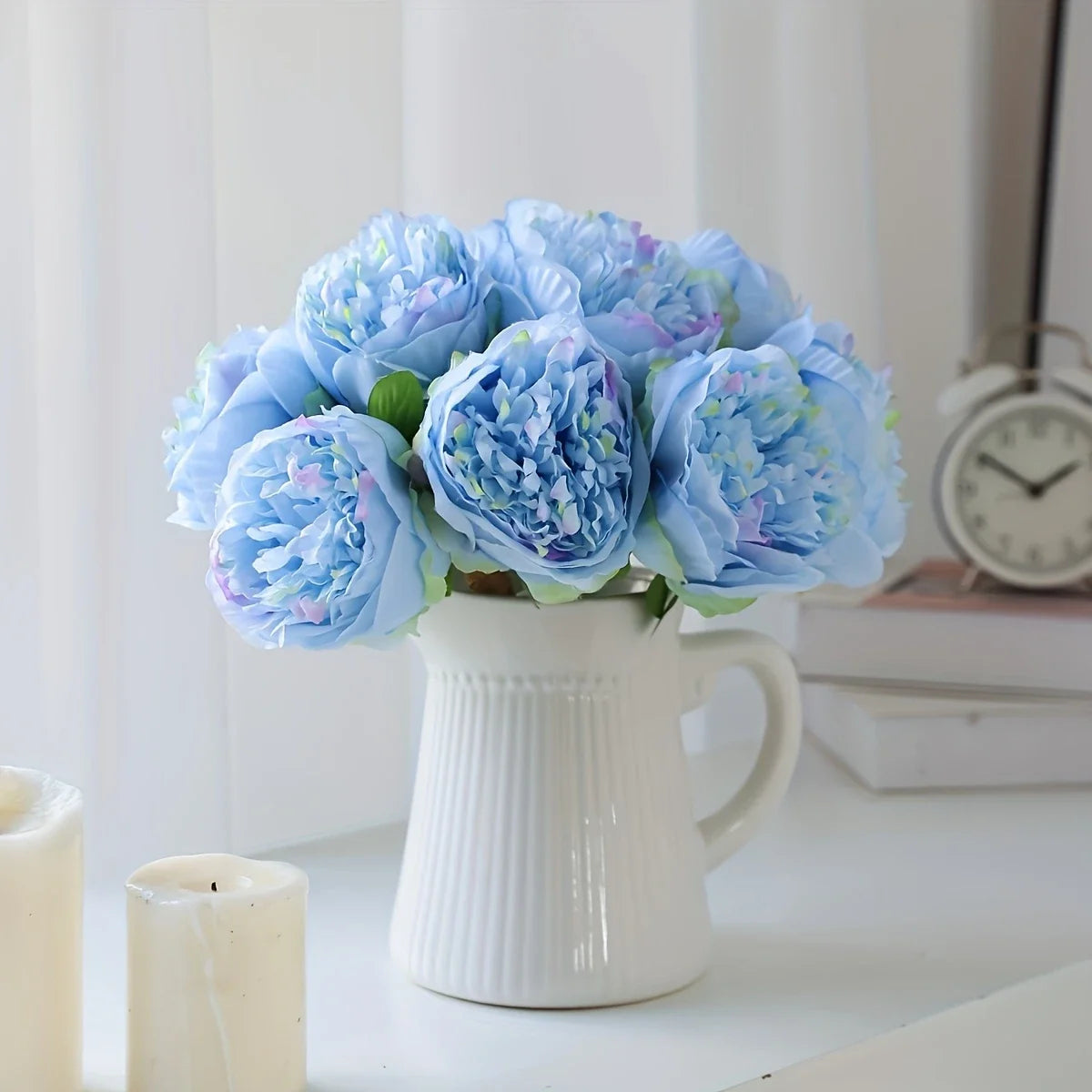 パーティー・インテリア装飾| 造花 シルクフラワー ピオニー5個入(32c)