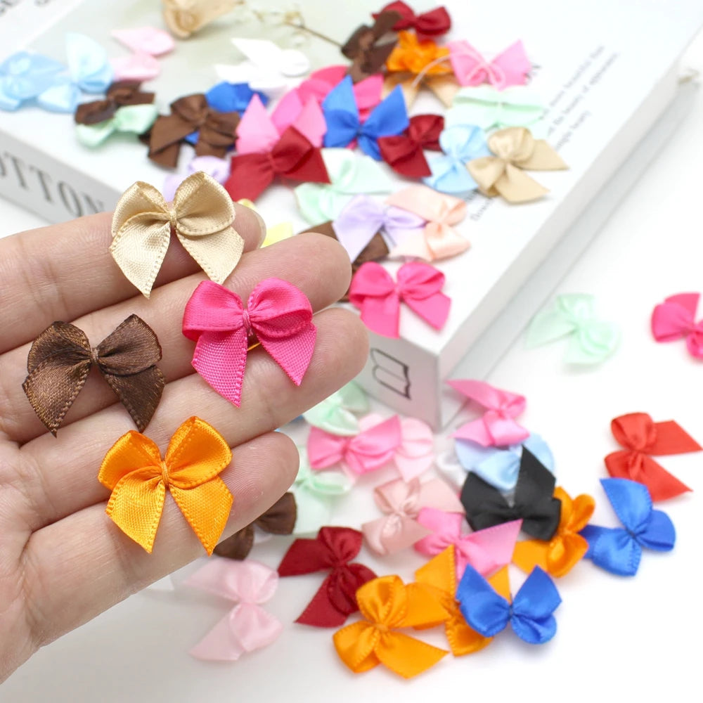 【イベント用デコレーション】ミニリボン・造花デコレーション・パーティー・(50個/100個/200個)