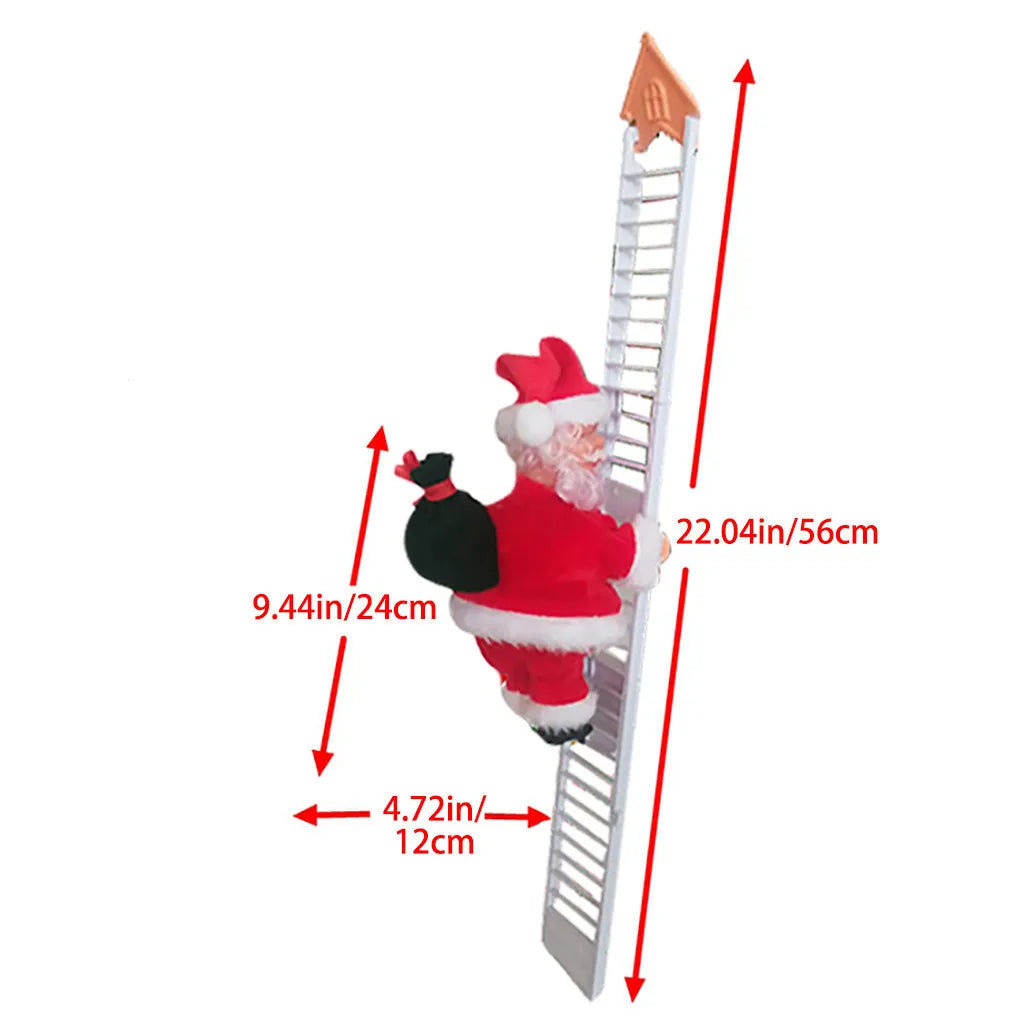 イベント・クリスマス装飾|ユニークグッズ!電動クライミングサンタクロース