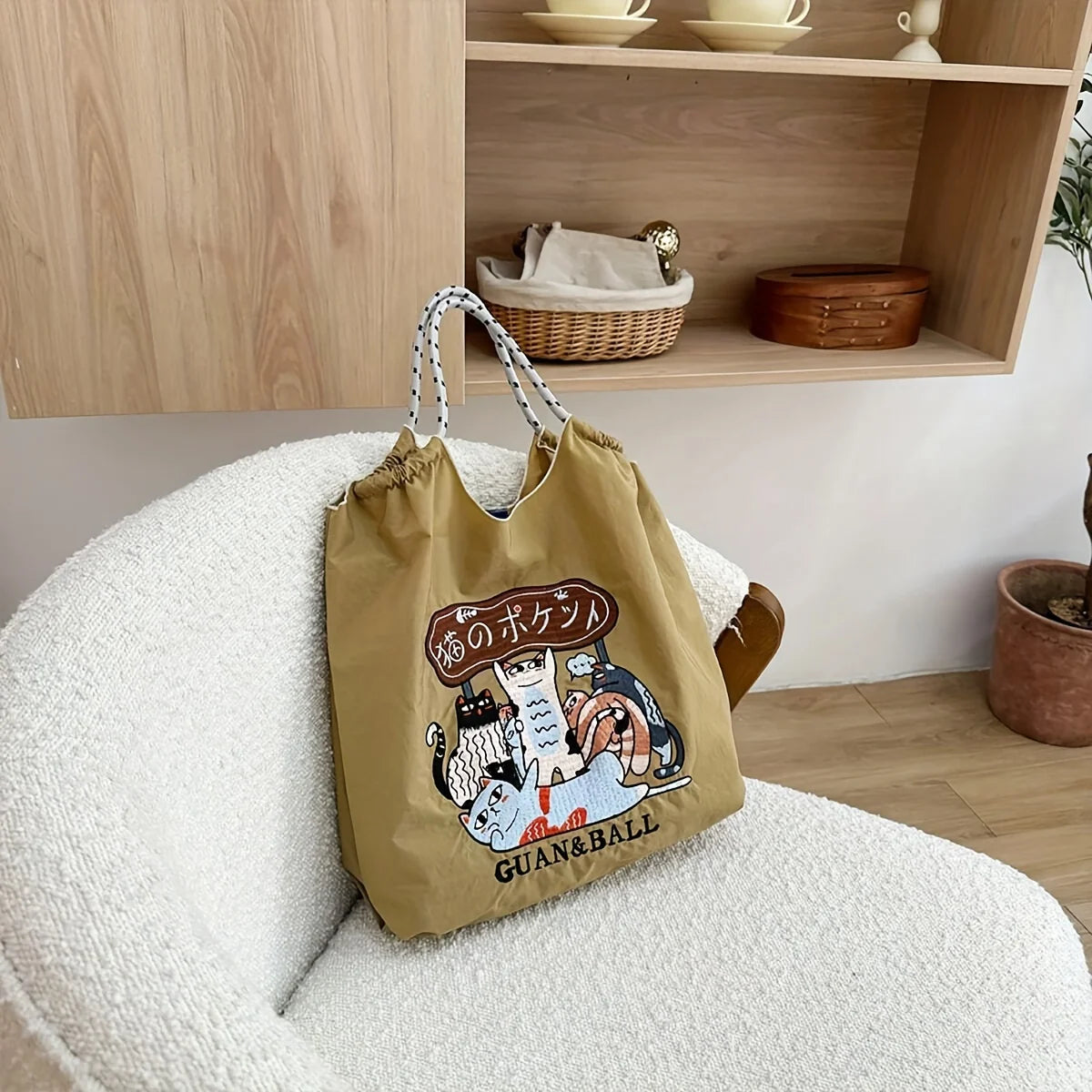 |ノベルティ用品 | ナイロンショルダーバッグ