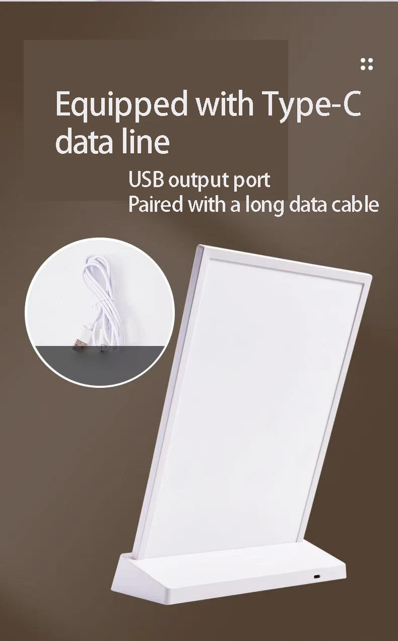 高級アクリルメニューディスプレイラック