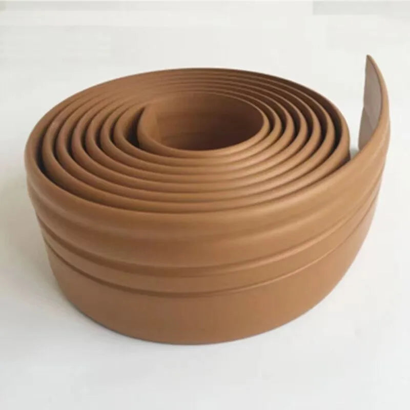 壁面衝撃吸収 幅木風粘着ボーダーシート 幅9.8㎝x200㎝ 厚さ11㎜