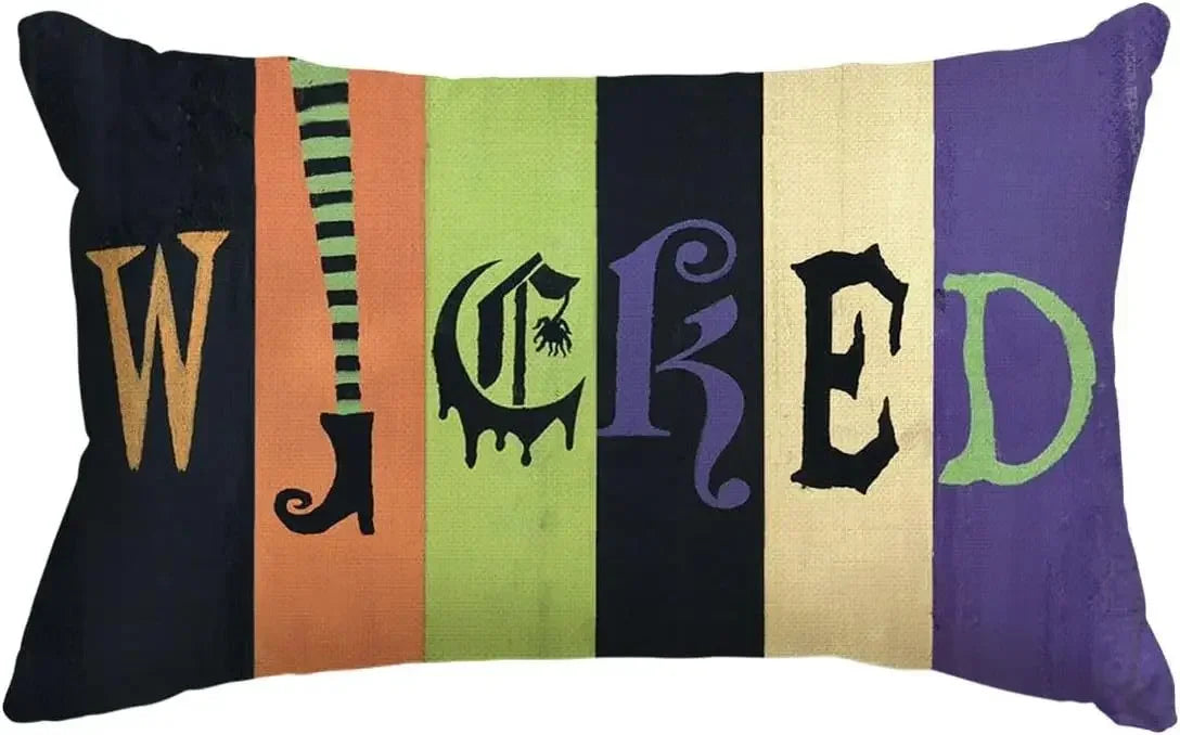 イベント・ハロウィングッズ|リネンクッションカバー30x50cm