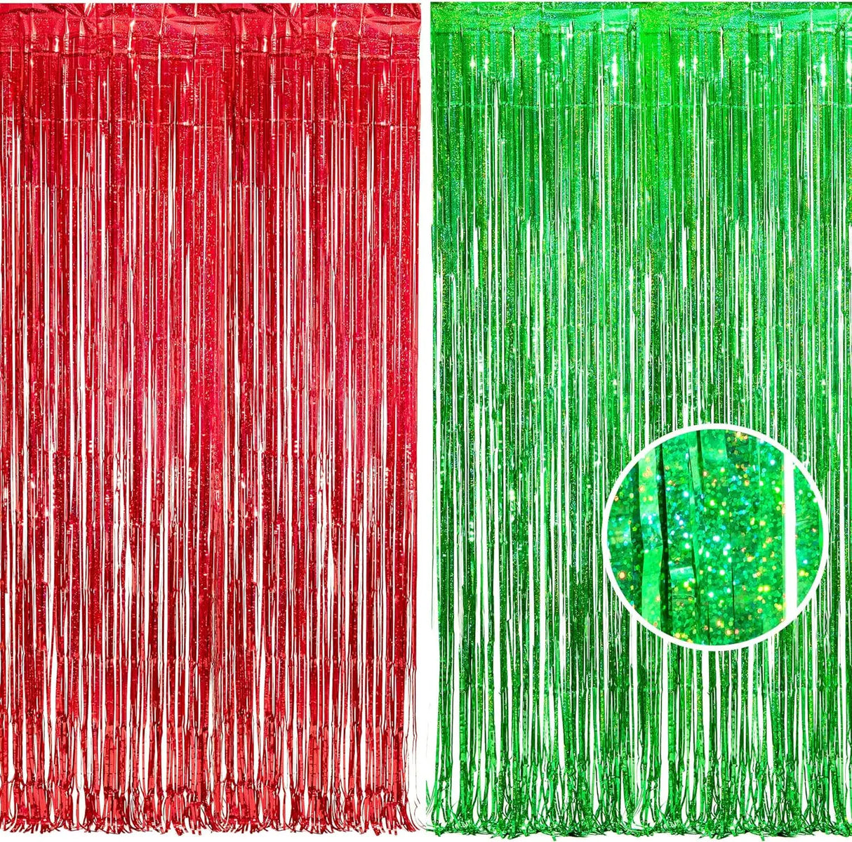 イベント・パーティーグッズ|ホイルフリンジカーテン6枚セット