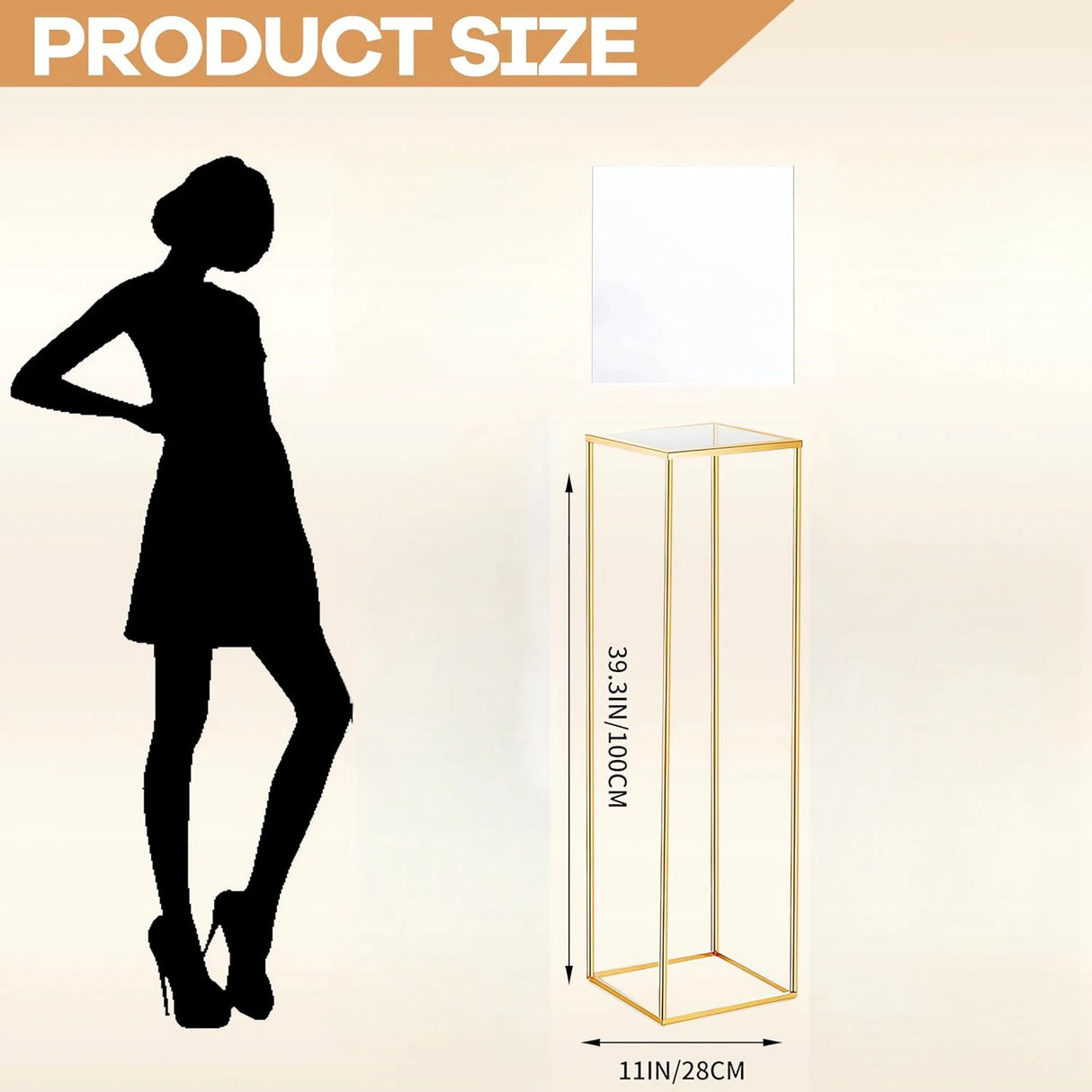 結婚式・インテリア装飾|ゴールドメタルプラントスタンド3個セット