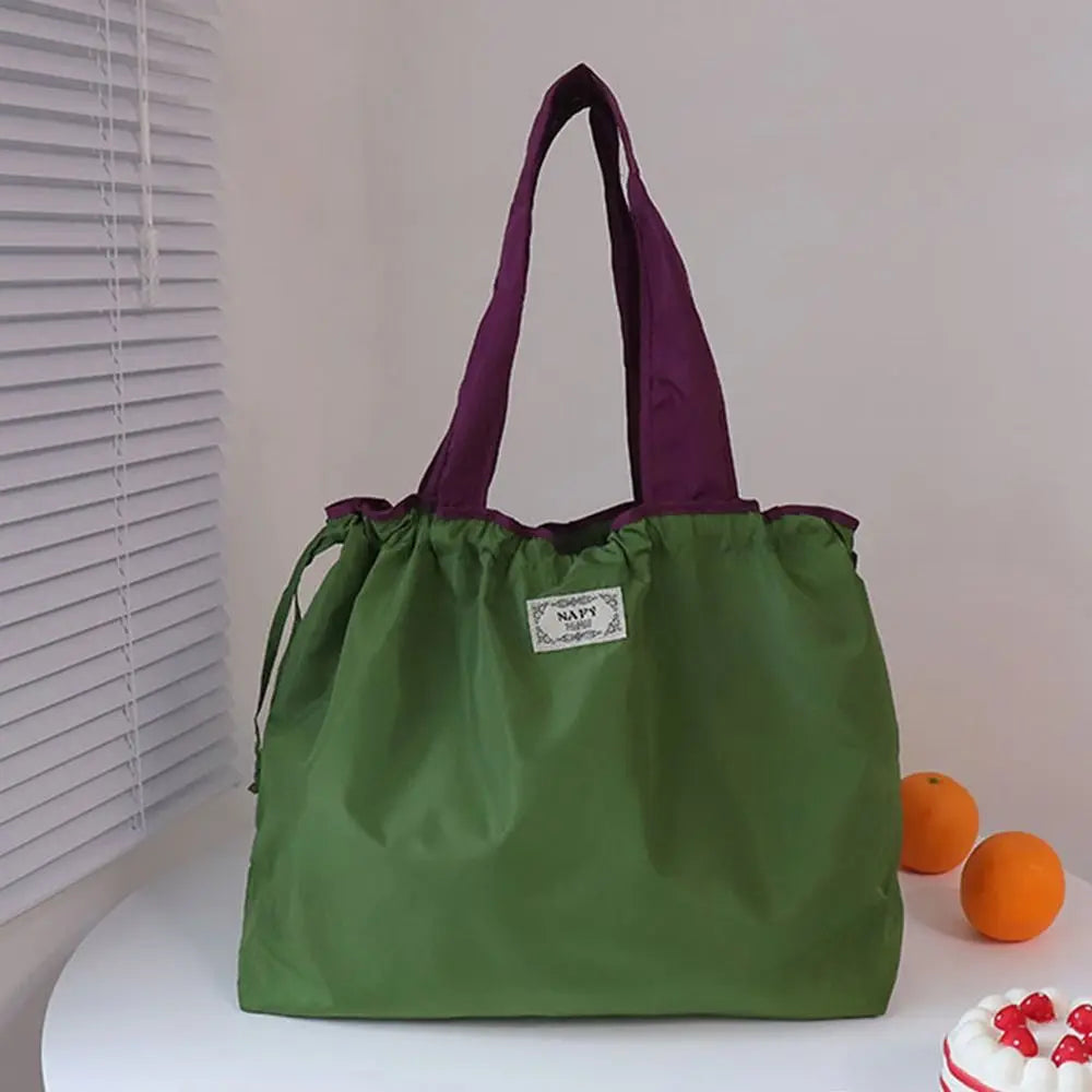 |ノベルティ用品 | 折り畳み可能 巾着型エコバッグ | 47×35cm