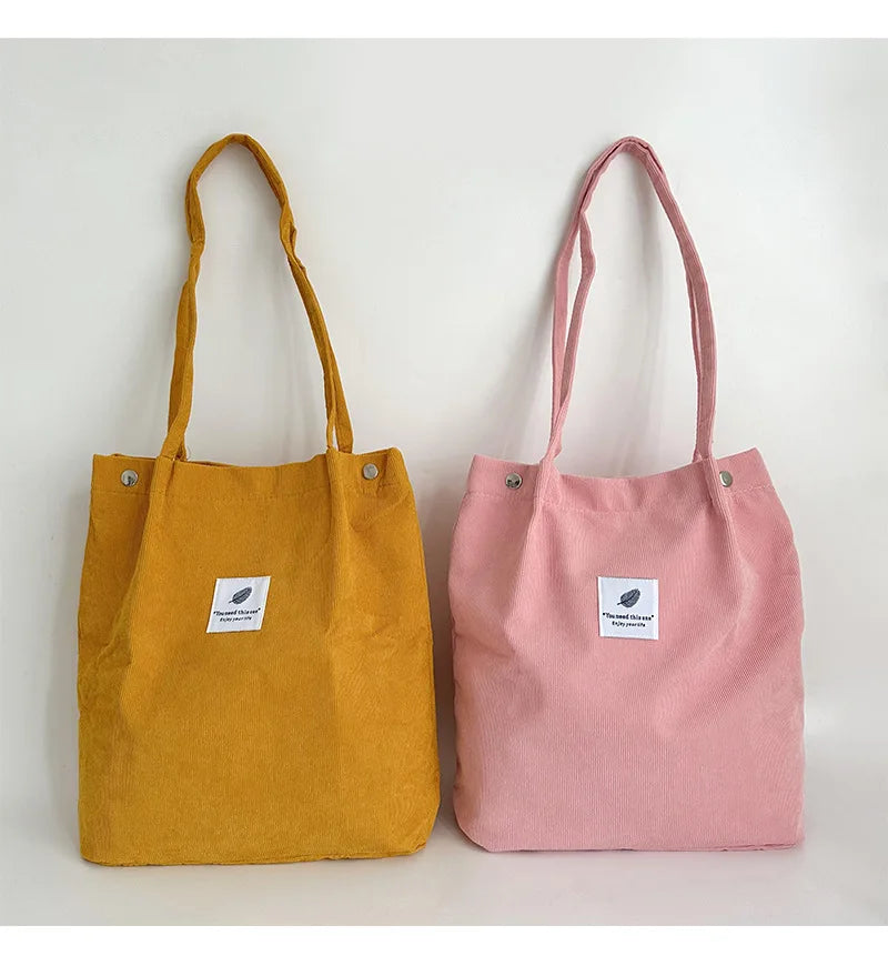 |ノベルティ用品 | コーデュロイショルダーバッグ | 31×34c