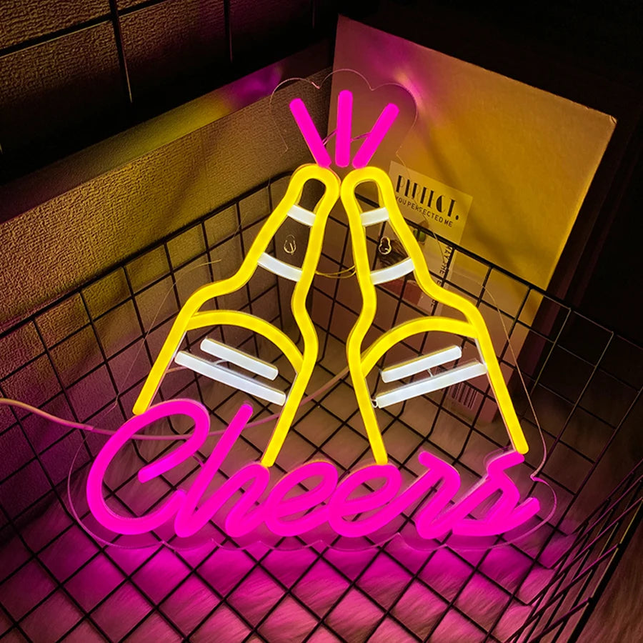 ビールカップLEDネオンサイン(ネオン看板) USB電源