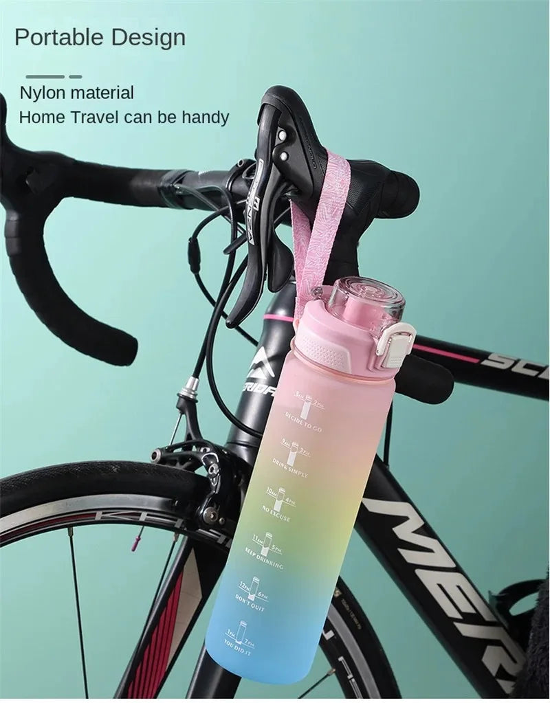 |イベント・ノベルティ用品 | タイムマーカー付きグラデーションウォーターボトル | 1000ml