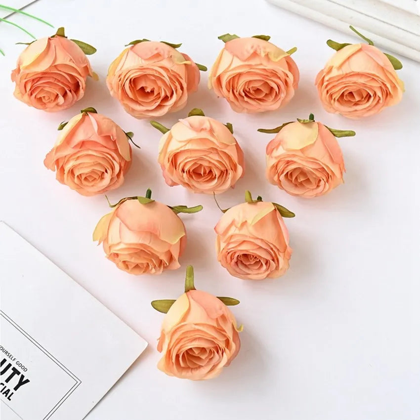 パーティー・インテリア装飾|シルク製造花ローズ50個セット