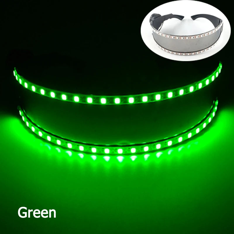 イベント・ハロウィングッズ|パーティー用 LEDライトで光る!メガネ