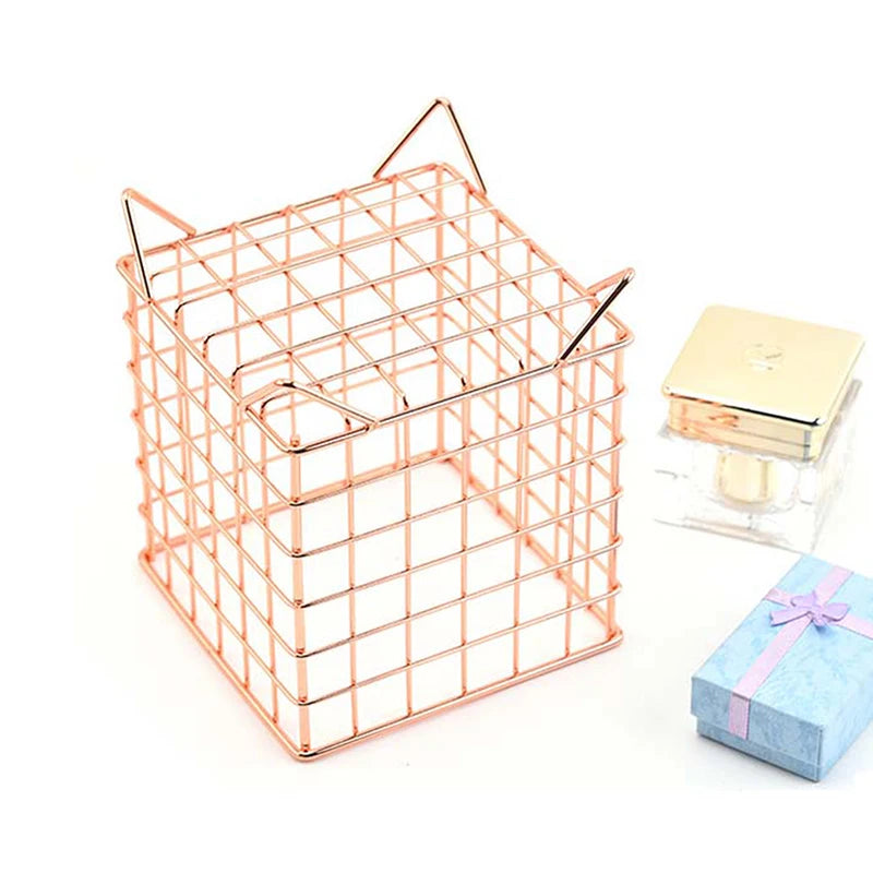 アイアンデスクトップ収納ラック