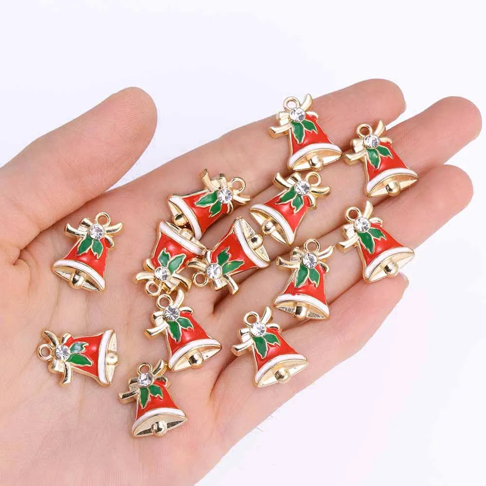 キュートなクリスマスチャームセット(10個セット)