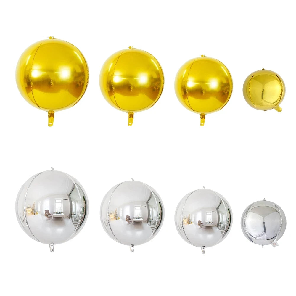 イベント・クリスマス装飾|4Dホログラフィックラウンドバルーン