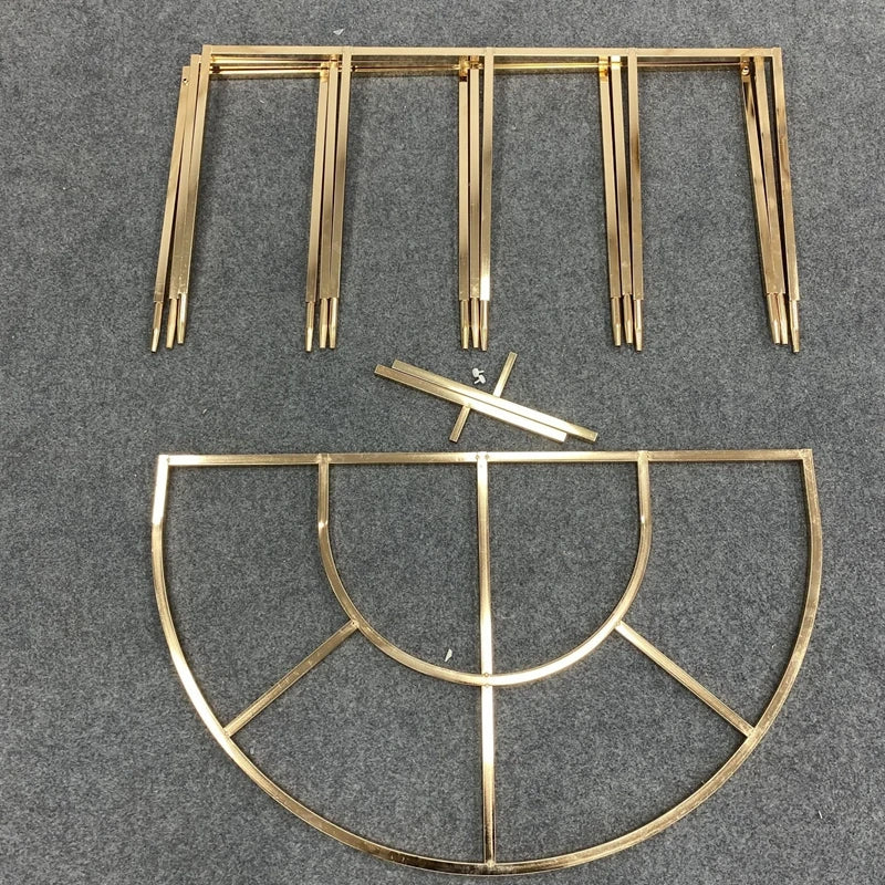 イベント・パーティー装飾 金箔アーチ型デコレーションフレーム 2サイズ展開