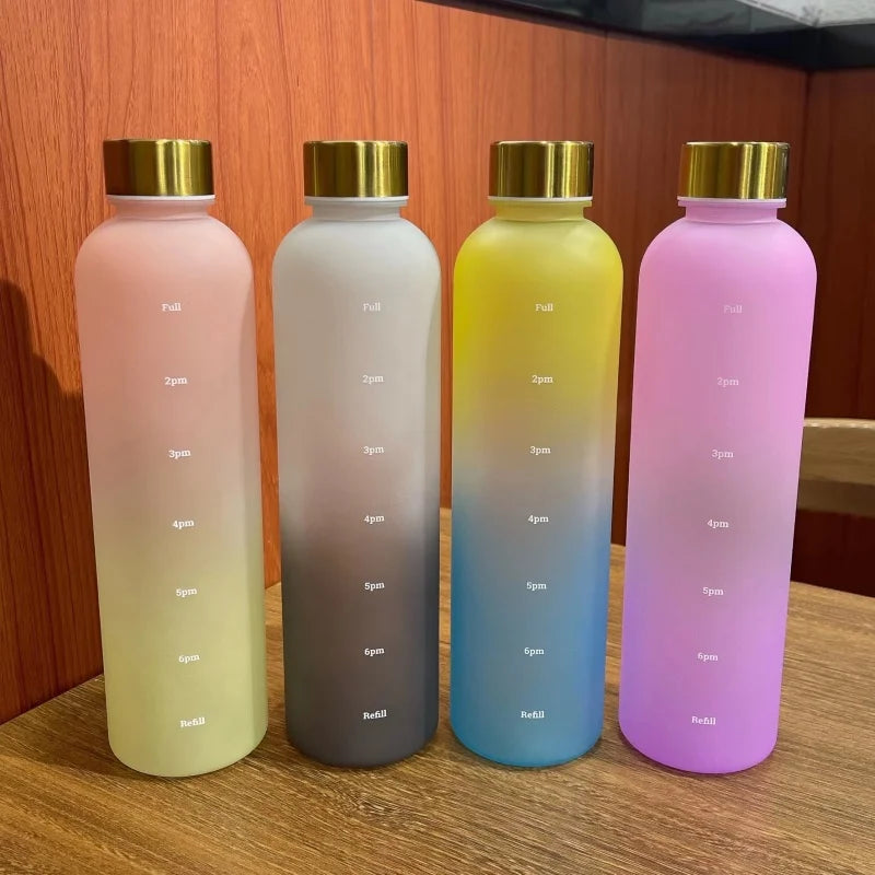 |イベント・ノベルティ用品 | タイムマーカー付きウォーターボトル | 1000ml ジム オフィス