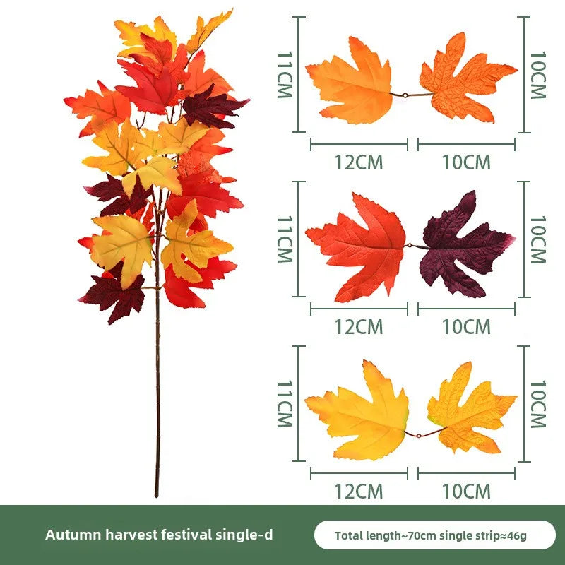 イベント・ハロウィングッズ|70cm 秋色メープルリーフ
