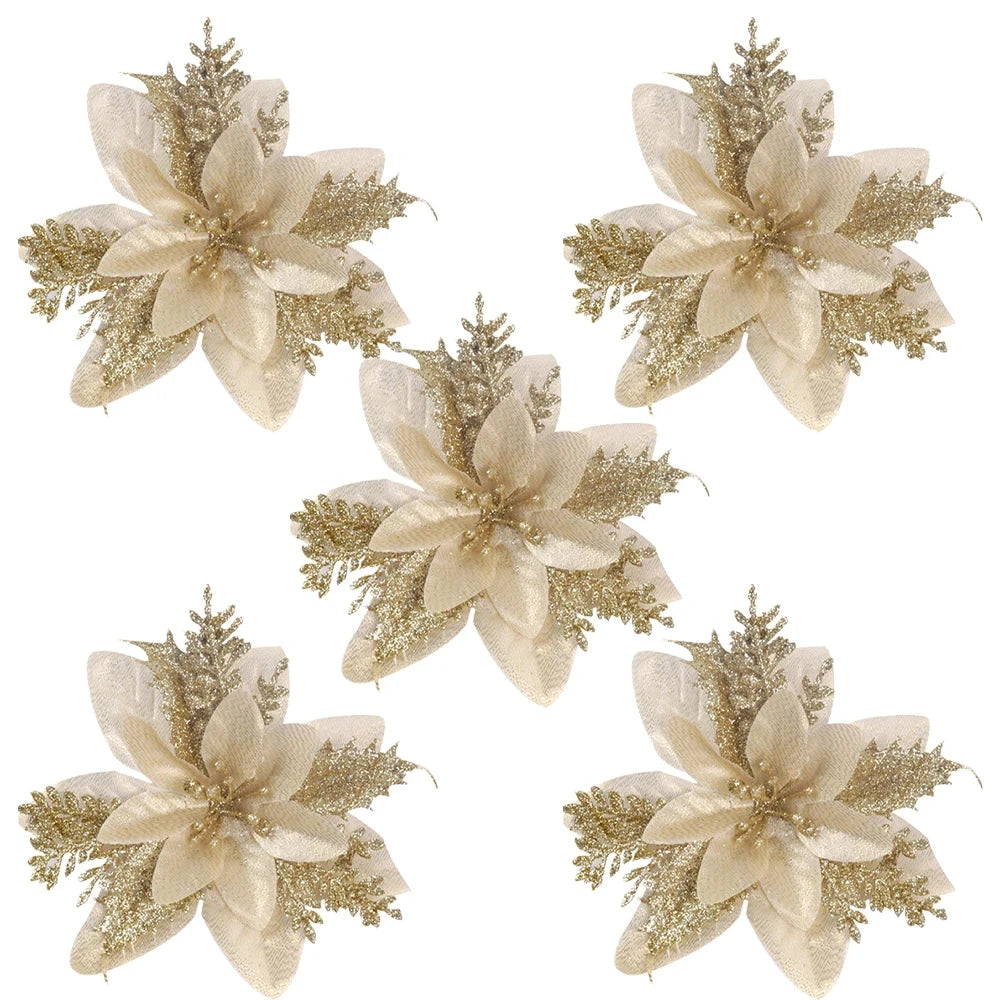 【シルク製造花】クリスマスにピッタリなイベント用フラワー(4カラー)