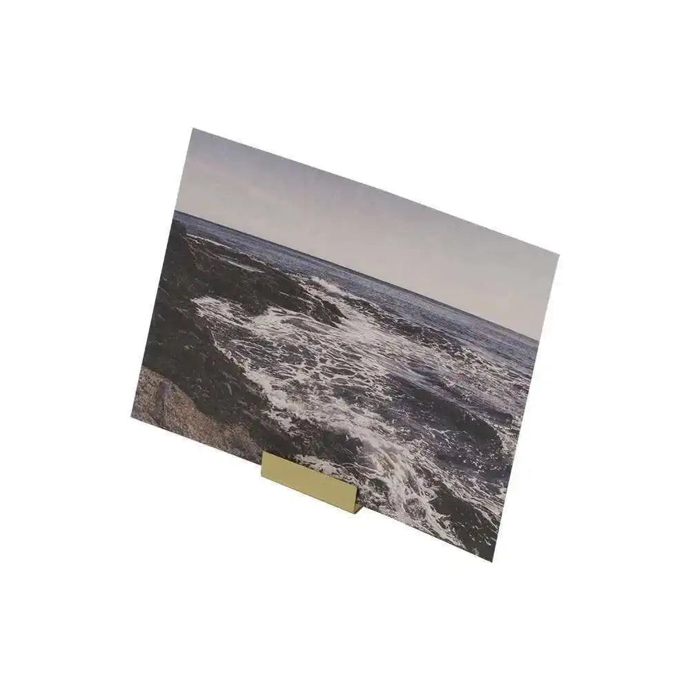 銅製ネームカードクリップスタンド メニューホルダー