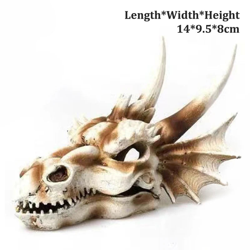 イベント・ハロウィングッズ|水槽用シミュレーション樹脂動物頭蓋骨装飾