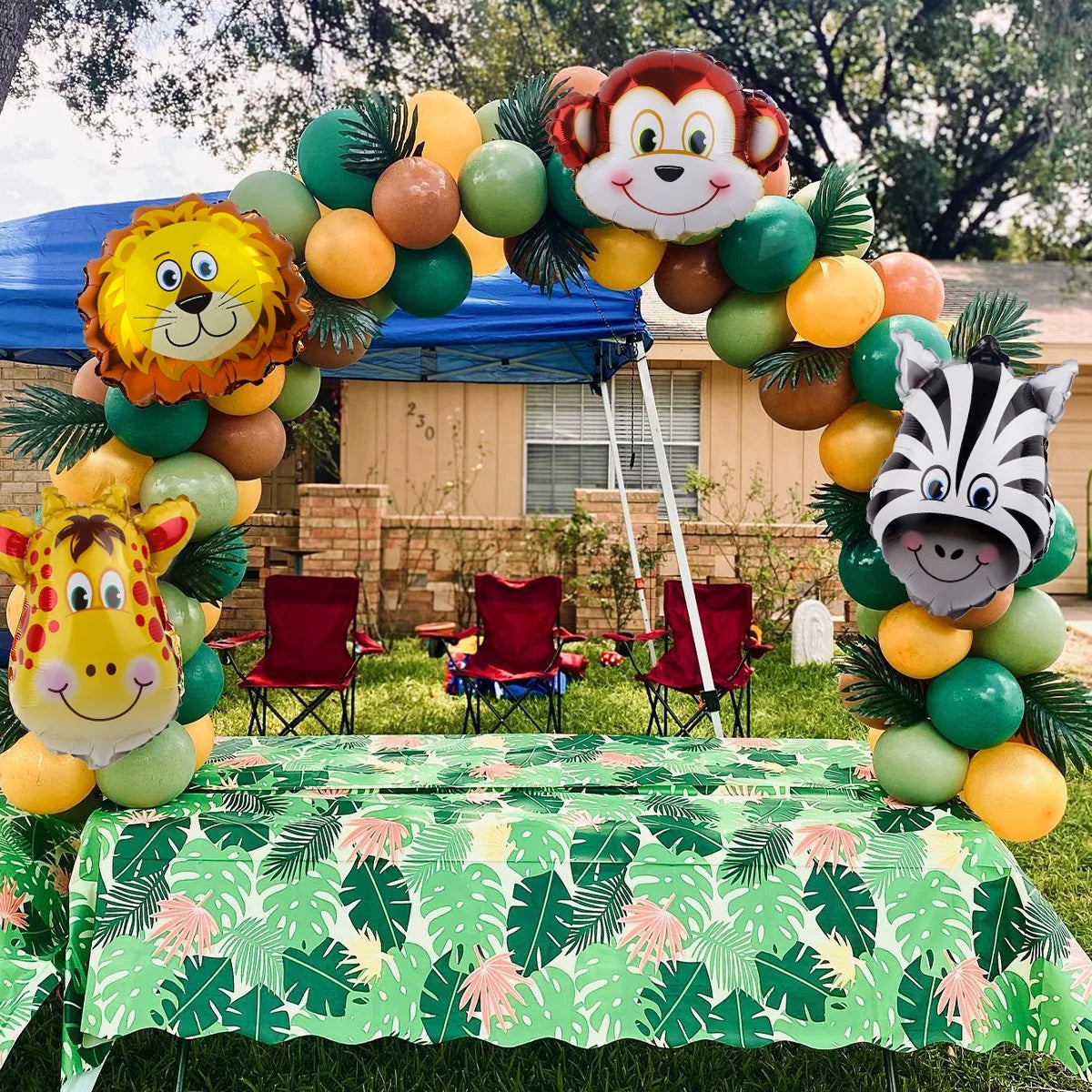 イベント・バルーン装飾 |調節可能テーブルバルーンアーチスタンドセット | 1個/2個