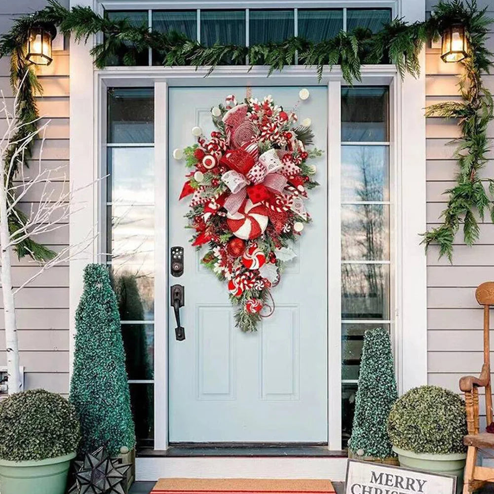 クリスマスリース|クリスマススワッグ ドア飾り