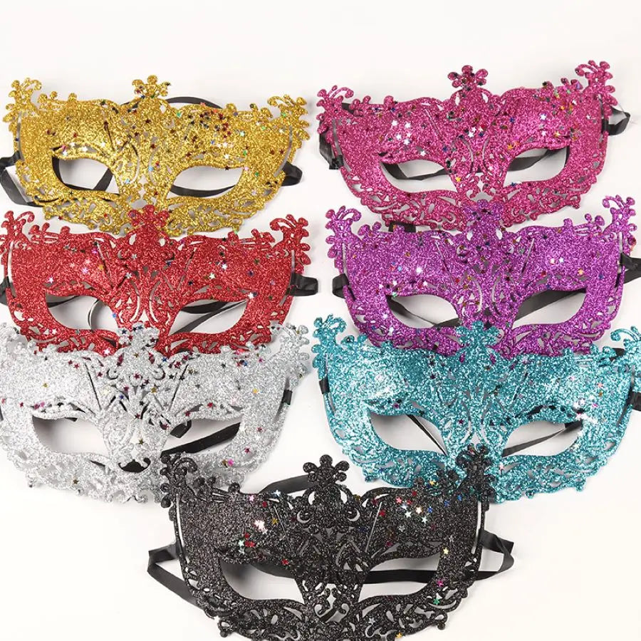 イベント・ハロウィングッズ|仮面舞踏会風マスク(子供~大人用) 華やか レース
