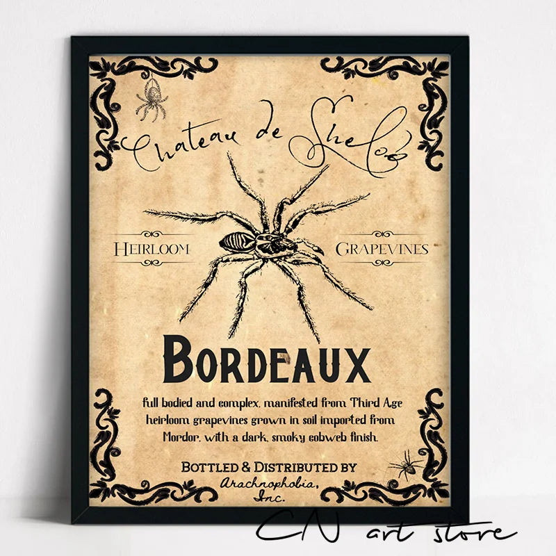 イベント・ハロウィングッズ|ヴィンテージスカルアートキャンバスポスター