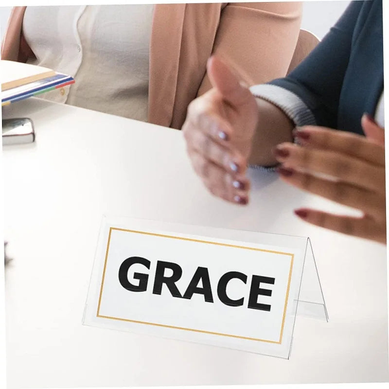 5個入りミニアクリルサインディスプレイホルダー