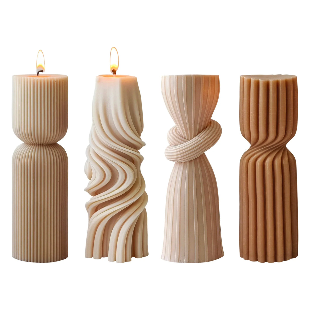 クラフト・DIY用|ハンドメイドキャンドル用 モダンなシリンダー型