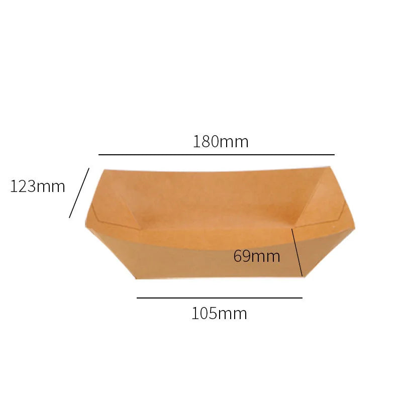 |イベント・ノベルティ用品 | 電子レンジ可 クラフト紙トレイセット |S/M/Lサイズ