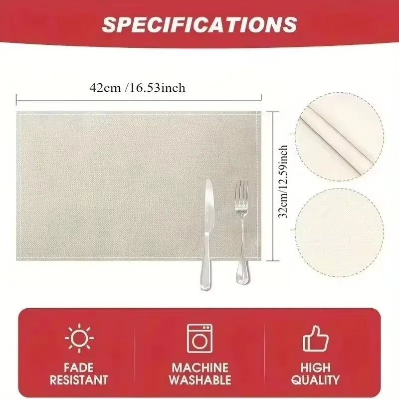 クリスマスランチョンマット|テーマ プレースマット 4枚セット