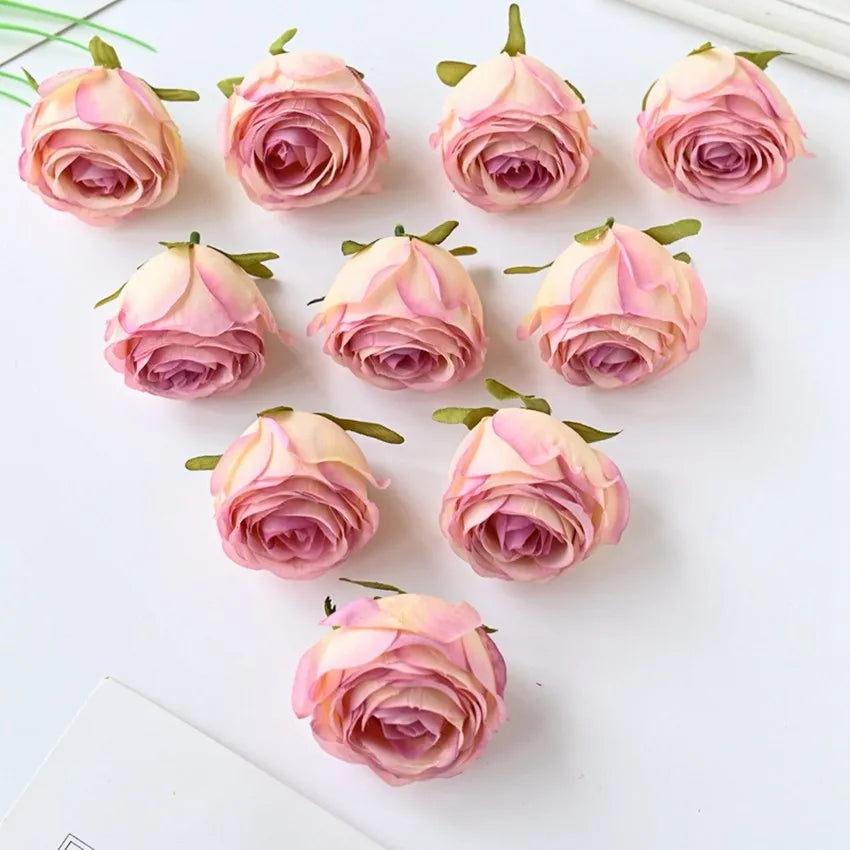 パーティー・インテリア装飾|シルク製造花ローズ50個セット