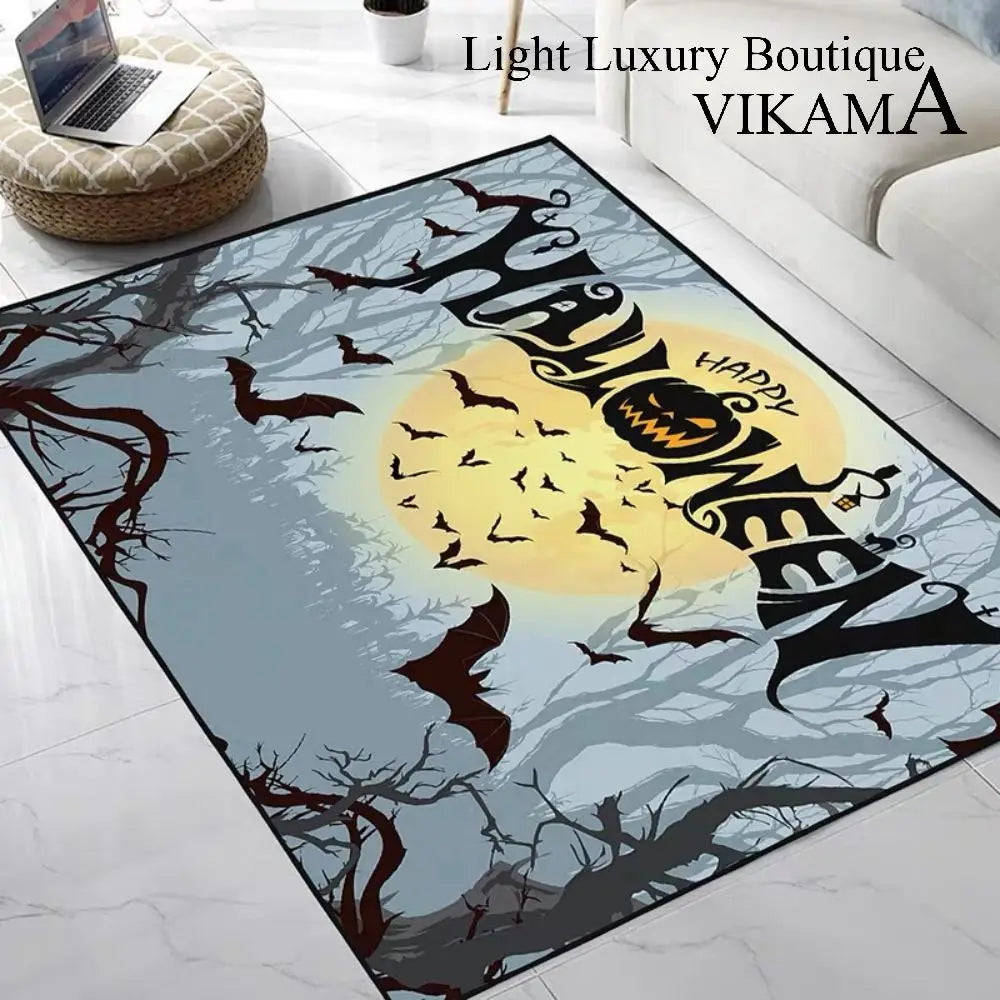 イベント・ハロウィングッズ|厚手吸水フロアマット 玄関用