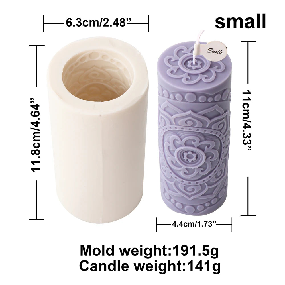 クラフト・DIY用|ハンドメイドキャンドル用 オリエンタル柄型