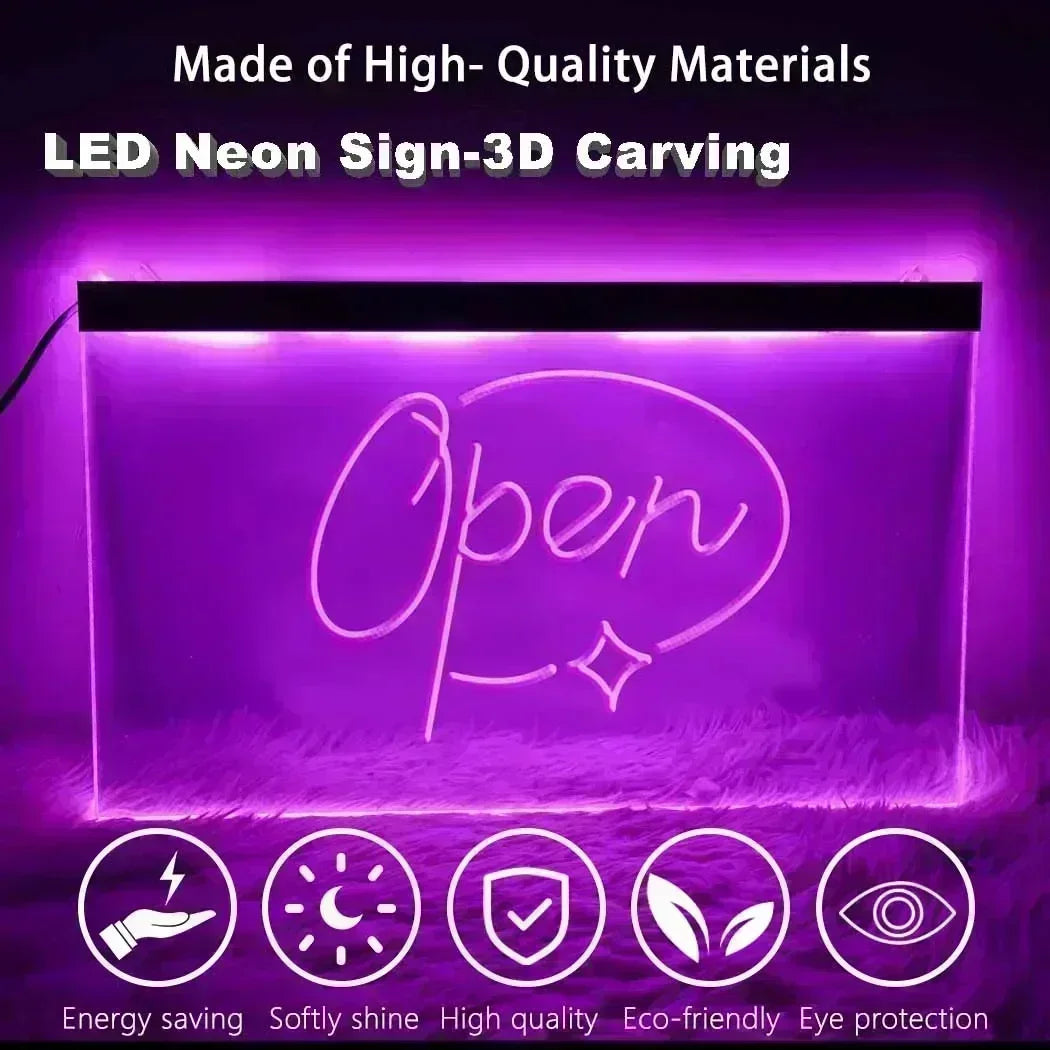 カラオケバー・パブ向けLEDネオンサイン(ネオン看板) 2色ディスプレイ