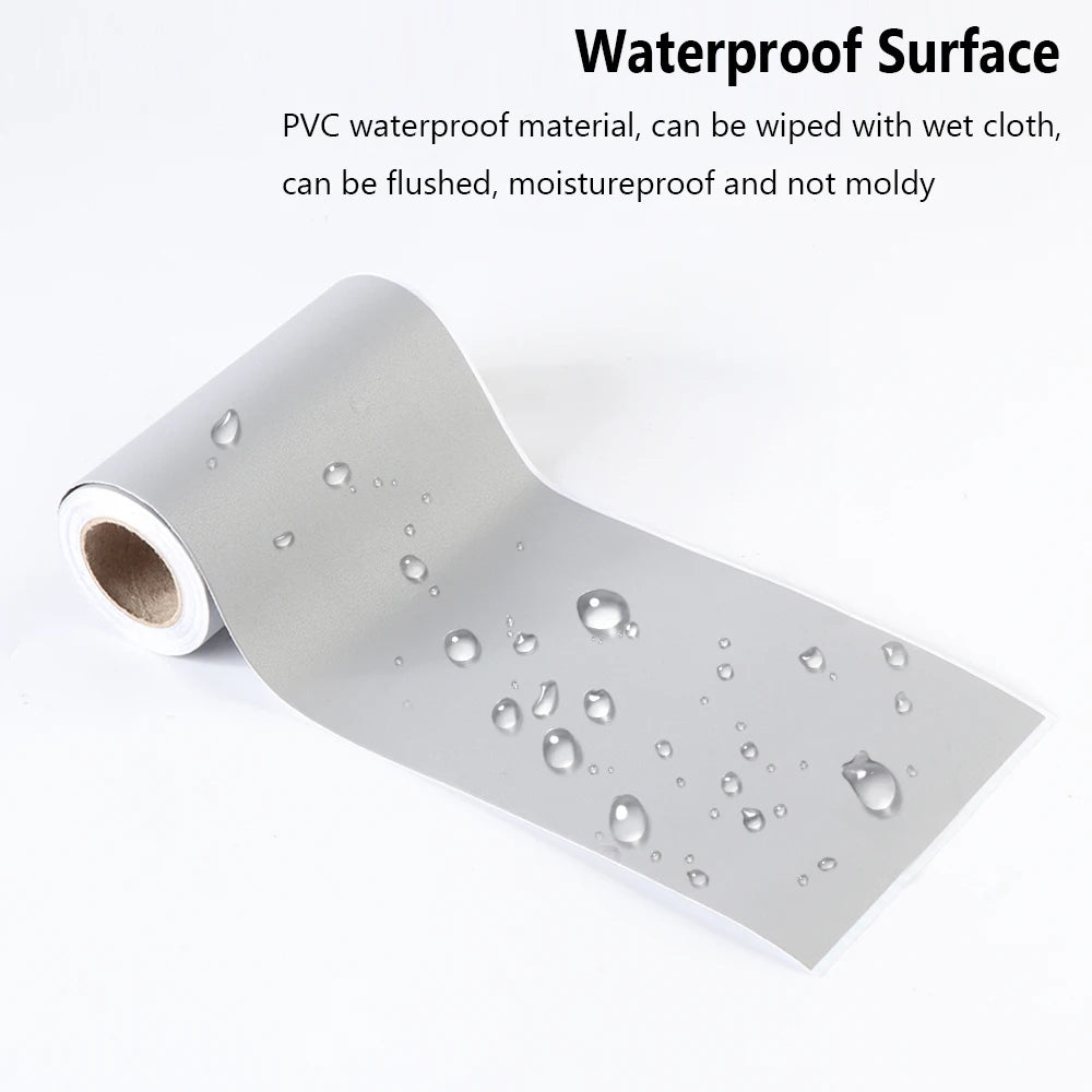 壁面装飾 腰壁風 単色カラーシート 幅5㎝/10㎝/12㎝ 自己粘着タイプ