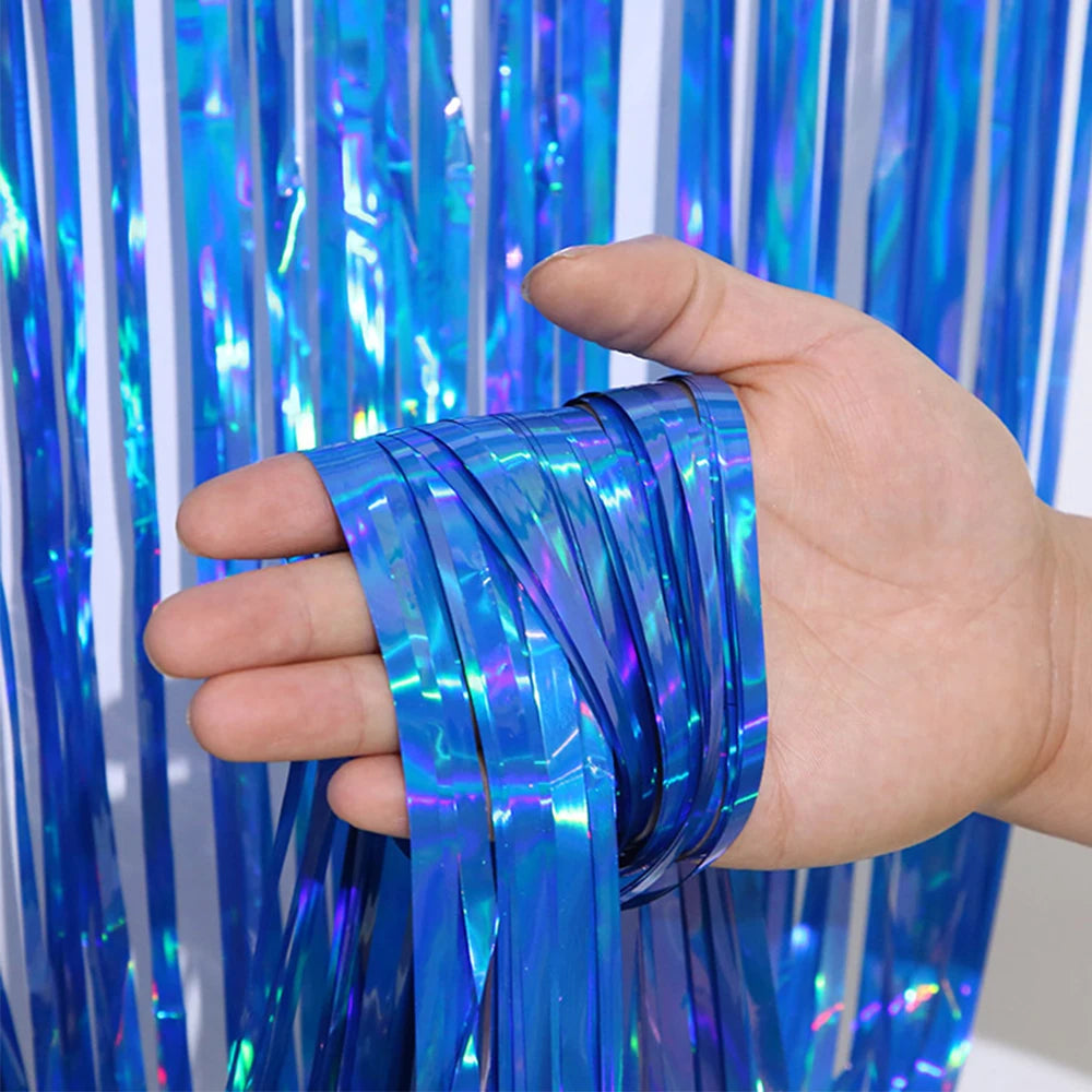 パーティー・インテリア用装飾 キラキラ!ホイル素材カーテン 高品質素材